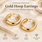 Gold Hoop Earrings – Timeless Elegance for Every Occasion