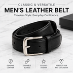 Men’s Genuine Leather Belt Classic Style. Everyday Confidence.