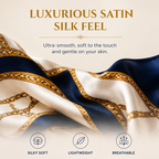 Elegant Satin Silk Neck Scarf — Timeless Luxury for Every Style