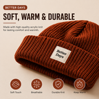 Ribbed Knit Beanie Hat — Soft Warmth for Everyday Winter Adventures