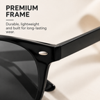 Classic Black Polarized Sunglasses – Timeless Style Meets Everyday Protection