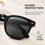Classic Black Polarized Sunglasses – Timeless Style Meets Everyday Protection