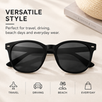 Classic Black Polarized Sunglasses – Timeless Style Meets Everyday Protection