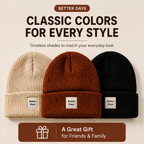 Ribbed Knit Beanie Hat — Soft Warmth for Everyday Winter Adventures